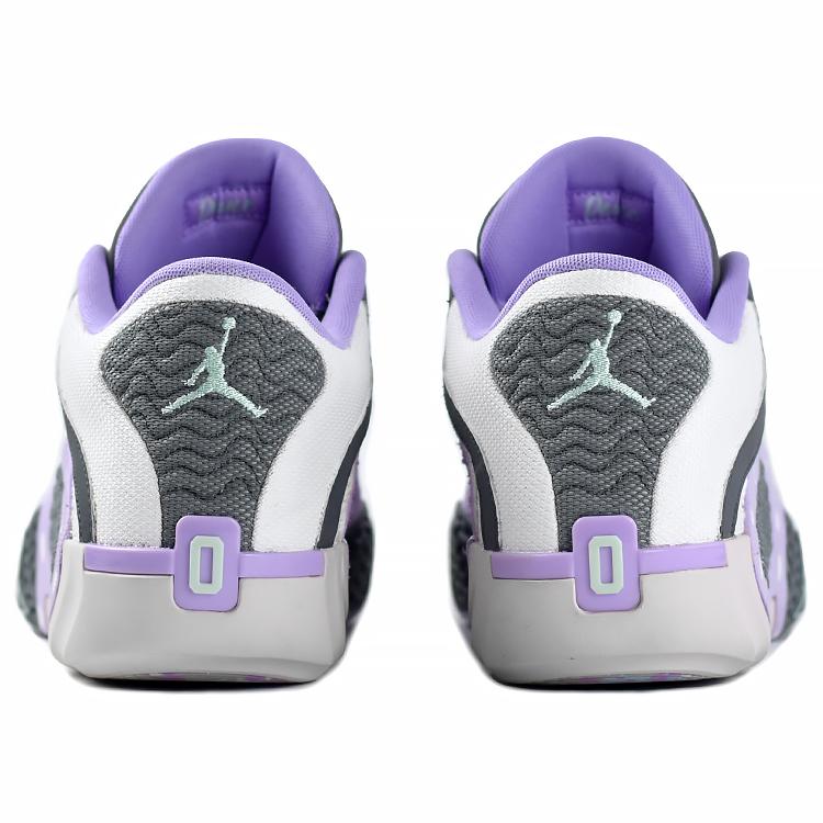 Jordan Tatum 2 Slip Resistant Abrasion Resistant Low top Basketball Shoes Men's Purple Gray White Asian Version FZ2203-600(team96-)