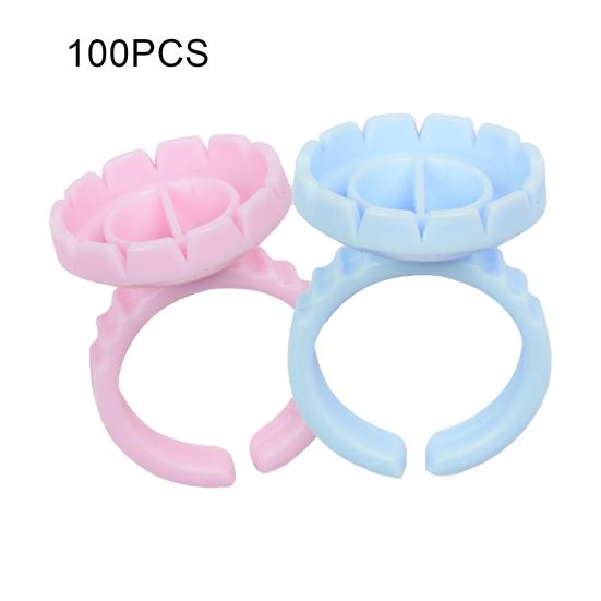 

100 шт., полезное кольцо для ресниц, удобный удобный держатель для наращивания ресниц