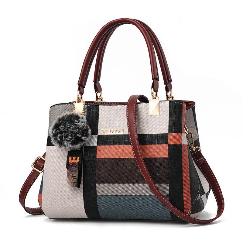 2024 Einteilige Damenhandtasche - Neuer koreanischer Stil, Schlichte Mode, Europäische & Amerikanische Lässige Schulter-Umhängetasche