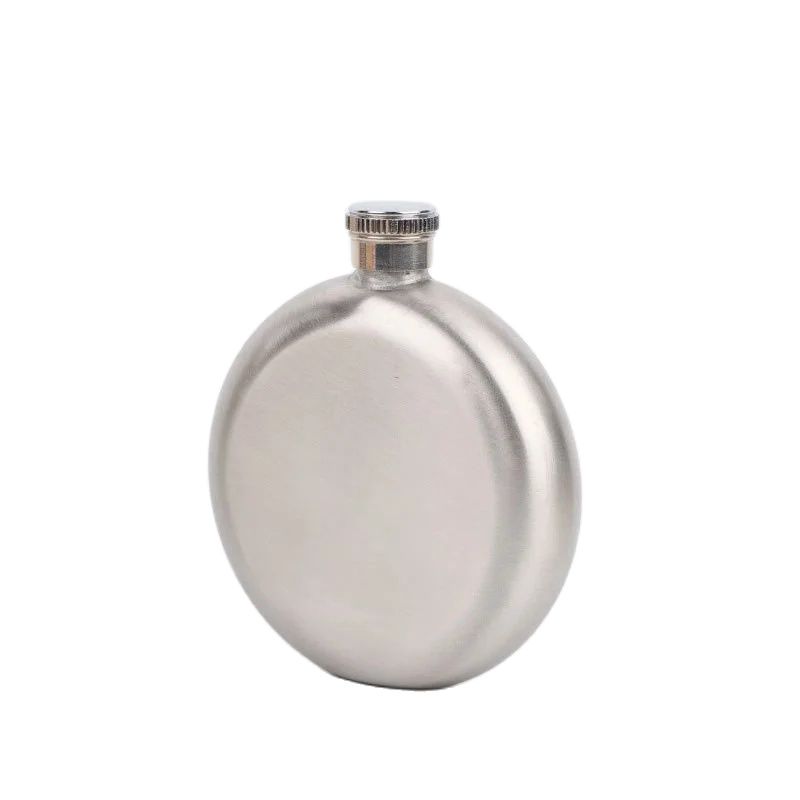 Round 5oz Stainless Steel Hip Flask Paint Whiskey Wine Bottle Alcohol Liquor Pocket Flagon Colorful