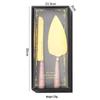 Stainless Steel Cake & Cheese Knife Set with Ceramic Handle - Includes Spatula, Pizza, and Pastry Knives in Gift Box
