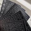 1pc Hollow Bow Cloud Moon Adhesive Nail Aid Sticker Gift for Friends