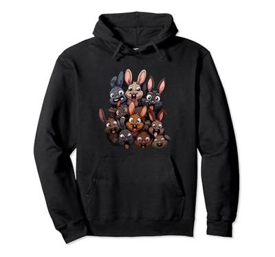 Crazy Rabbits Hoodie