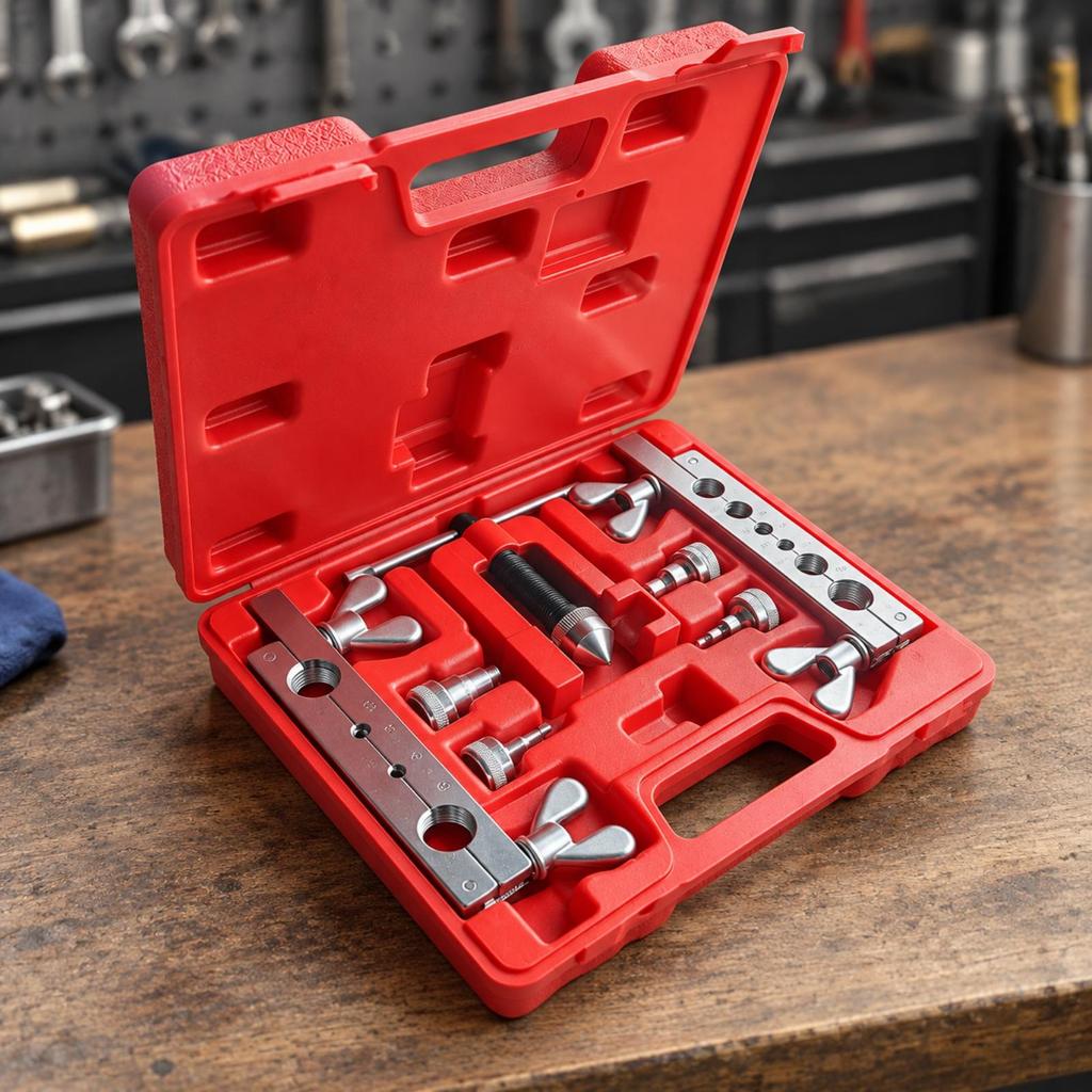 Manual Metric Tube Expanding Tool Compact Copper Tubing Expander Kit Heavy Duty