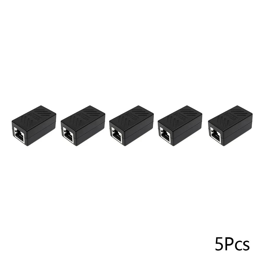 1/5/10/20PCS Ethernet Cable Extender RJ45 CAT5 CAT6 CAT6a Coupler Extender Adapter Connector Ethernet Coupler Female To Female