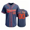 Customizable Baseball Jersey Men Women Button Front Athletic Shirt Team Name Number Printed Sportswear