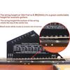 Black Stainless Steel Guitar Ruler for Acoustic & Electric Bass - Leveling & String Spacing Tool