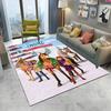 Cartoon Spirit Riding Free Horses 3D Carpet Rug for Home Living Room Bedroom Sofa Doormat Decor,kid  Area Rug Non-slip Floor Mat