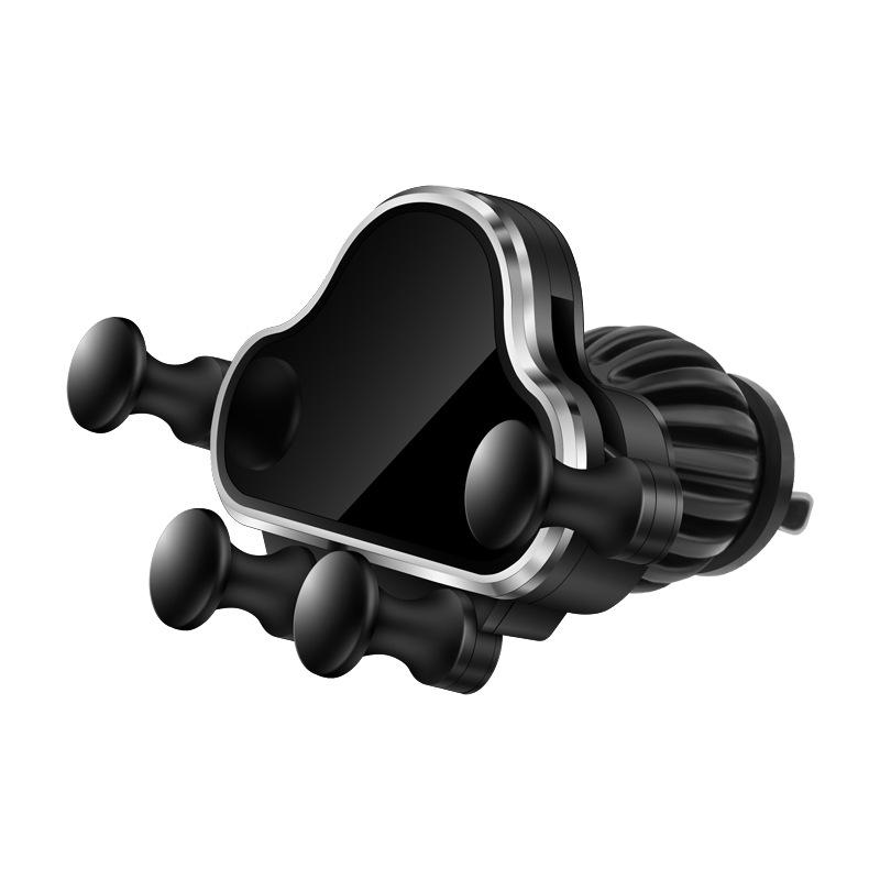 

Автомобильный держатель для телефона Gravity Hook, зажим для крепления на вентиляционную решетку, подставка для сотового телефона, вращение на 360 градусов, универсальная автомобильная вентиляционная решетка 1 pc