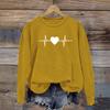 Spring Long Sleeve Asian Letter Print Raglan Round Neck Sweatshirt Women