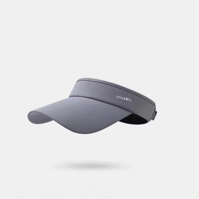 Sommer Atmungsaktiver Sonnenhut Anti-UV Schnelltrocknender Sport-Visier Leere Oberseite Verstellbar Tennis Hut Laufen