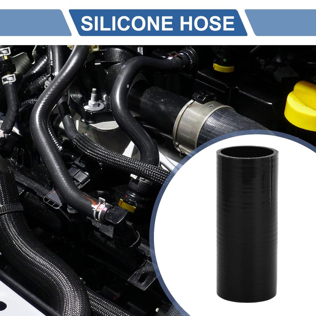 X AUTOHAUX Black Silicone 54mm 150mm 4mm Silicone Hose Intercooler