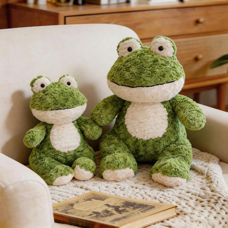 Adorable Frog Plush Toy - Sleep Pillow & Living Room Decor for Girls