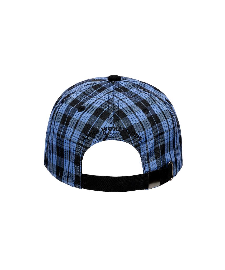 AMES-WORLDWIDE A Check Ball Cap Blue