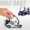 Modello di Golf Cart in Lega Scala 1/20 Giocattoli Modello di Auto in Metallo Diecast Alta Simulazione Veicolo Giocattolo a Retrazione Collezione Regalo di Compleanno per Ragazzo