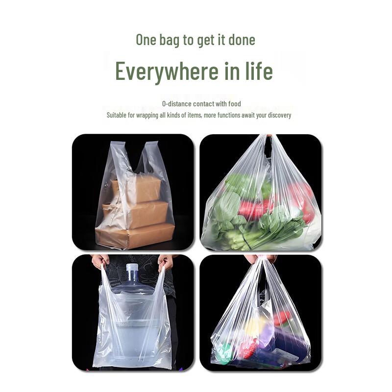 Food-grade Transparent Thickened Plastic Packaging Bags