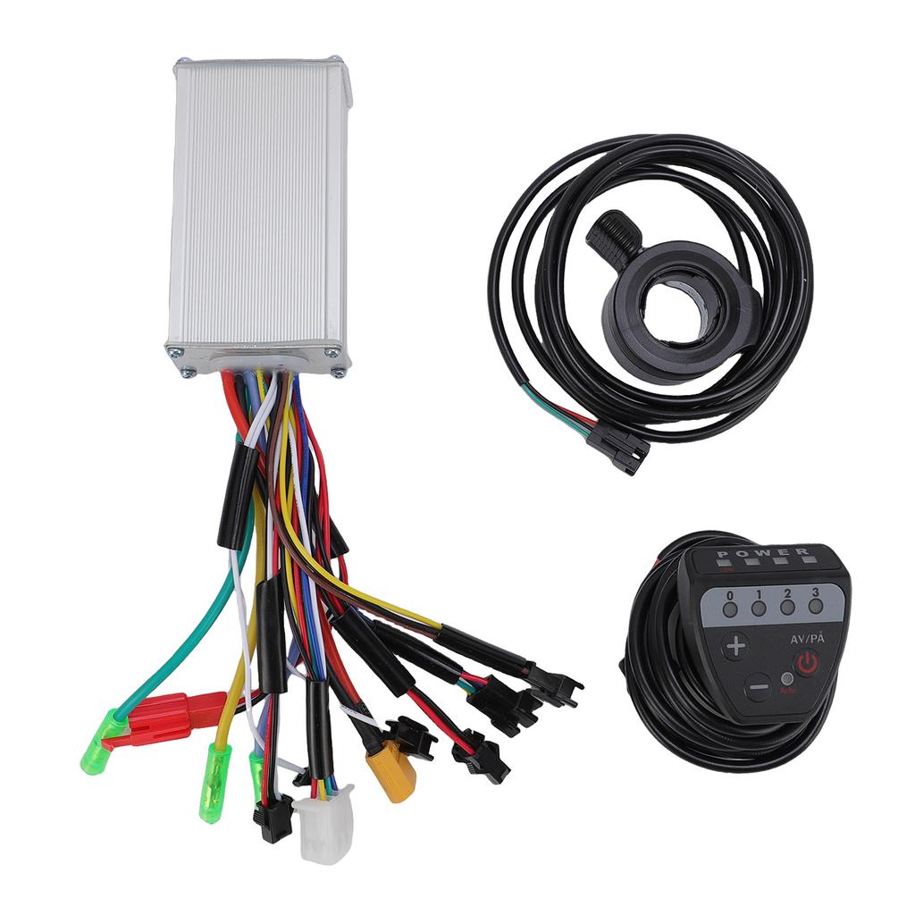 Electric Brushless Motor Controller Kit Self Learning Waterproofing Sine Wave 3 Mode Controller LED