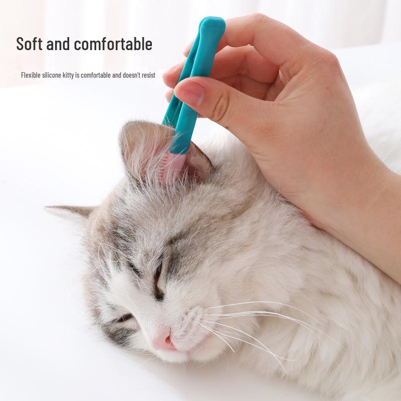 Soft Cat Eye & Fur Cleaning Brush for Long & Short Hair