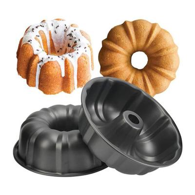 Teglia rotonda scanalata per torta antiaderente da 9,5 pollici