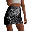 Sequin Slim Fit Short Skirt with Hip Wrap Sequin Silm Sheath Skirt