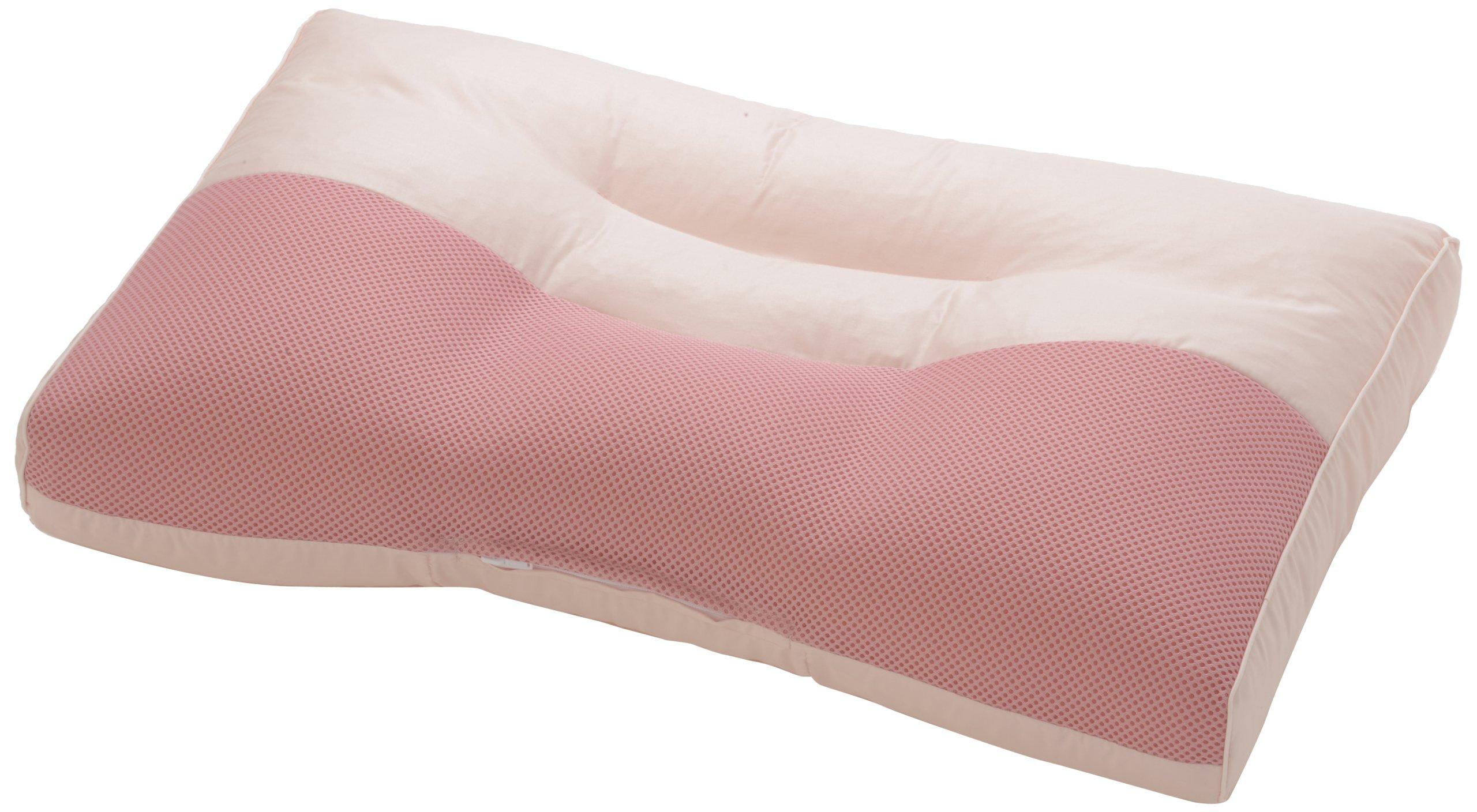 

Nishikawa Cervical Support Adjustable Height Pillow, Polyester, Pink, 06-TPL0924 (L)