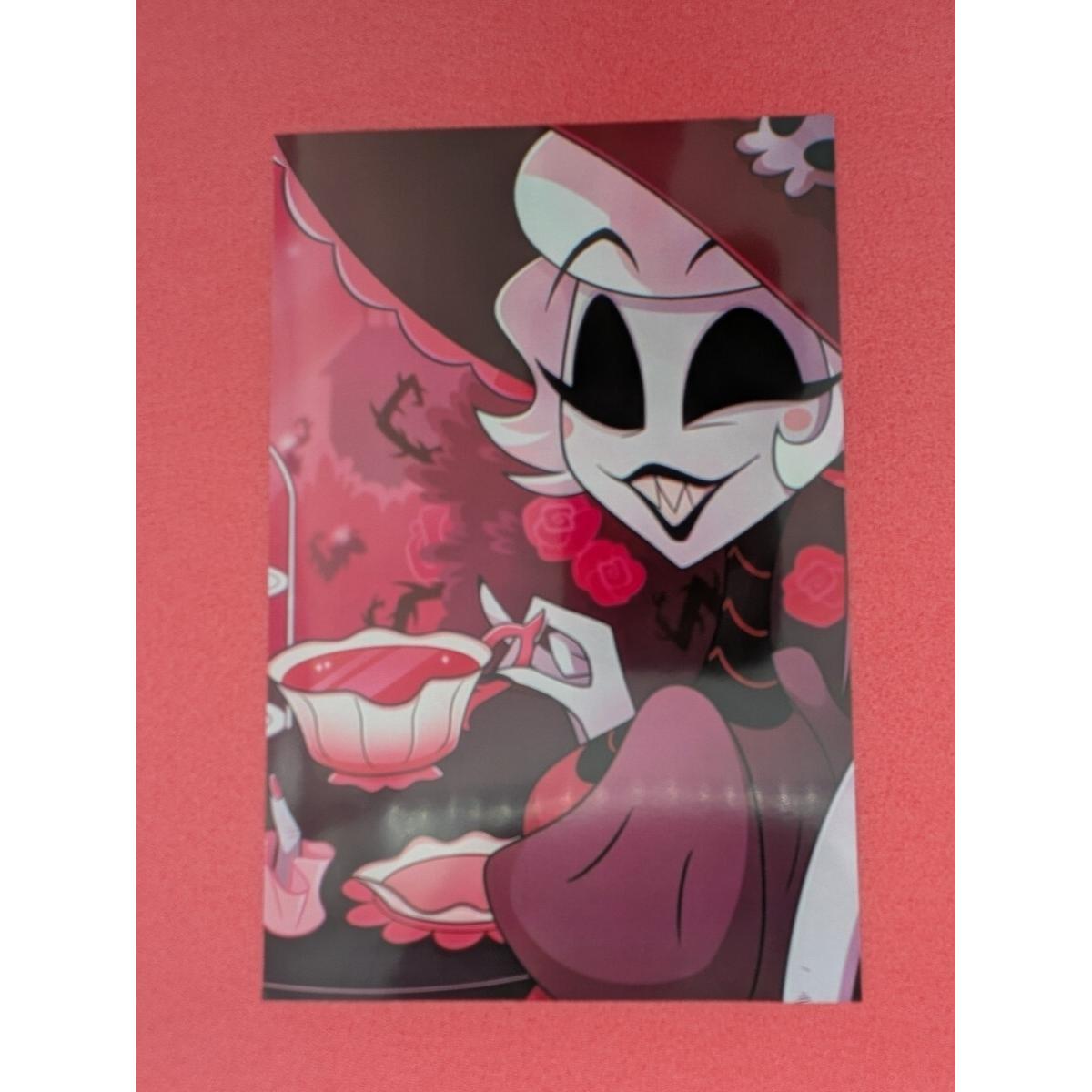 Used Hazbin Hotel Postcard Rosie
