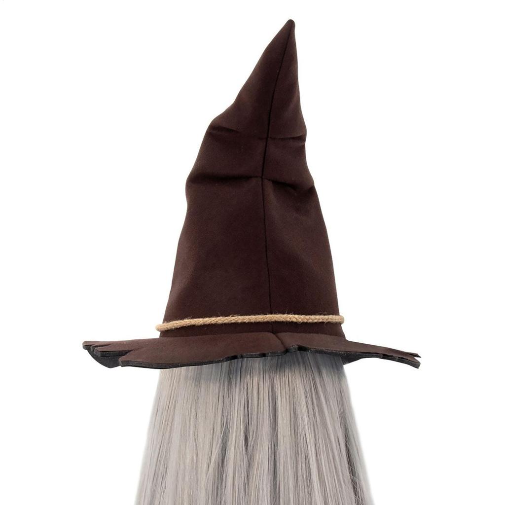 Scarecrow Patch Witch Hat Halloween Witch Hat Party Accessories Dress Up Headwear for Halloween Performance Movie Cosplay