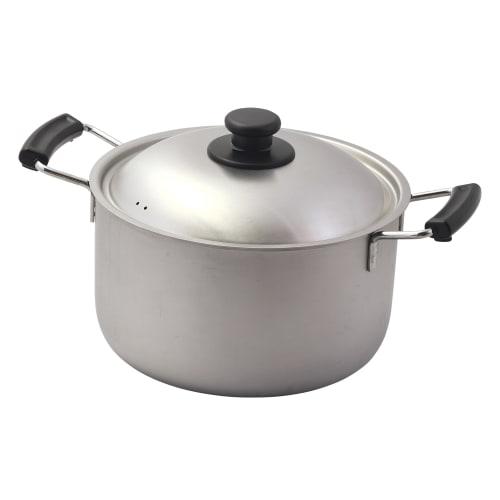 

Pearl Metal 22cm Deep Stainless Steel Pot with Galaxy Embossing, Induction Cooking Compatible, Made in Japan, HC-821