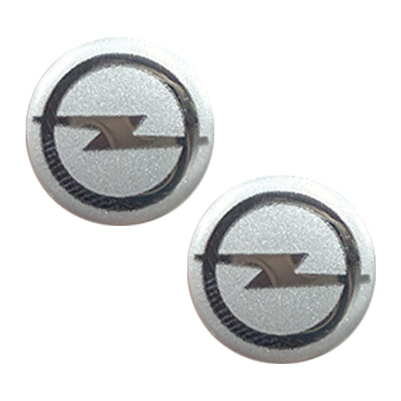2pcs 5pcs 10pcs 3D 14mm foropel car key fob case Badge button Badge logo straight folding remote Keychain Replacement Sticker