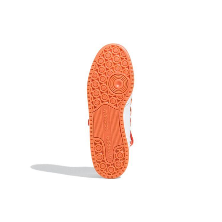 Adidas Originals Forum Mid Casual Durable High-Top Skate Shoes Men Sneakers White Orange GY2669