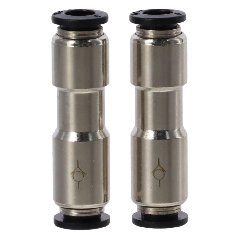 2pcs 1/4" OD Check Valve 1 Way Push to Connect Valve Metalwork One-way Valve Water