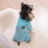 Fashion Breathable Mesh Dog Cooling Clothing Soft Full Body Pet Jumpsuit Hooded Dog Pajamas Spring Summer