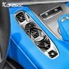 Real Hard Carbon Fiber Cover For Chevrolet Corvette C8 2020 2025 2025 2025 Car Console Gear Shift Button Sticker Accessories