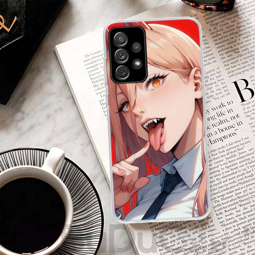 C-Chainsaw Mans Power Phone Case For Samsung A17 A16 A26 A36 A56 A15 A14 A13 A55 A54 A53 A35 A34 A33 A25 A24 A23 A05S A04S A03S