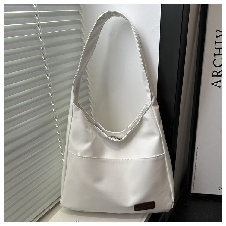 Large Capacity Retro Casual New Texture Solid Color Simple Casual Shoulder Underarm Tote Women's Bag