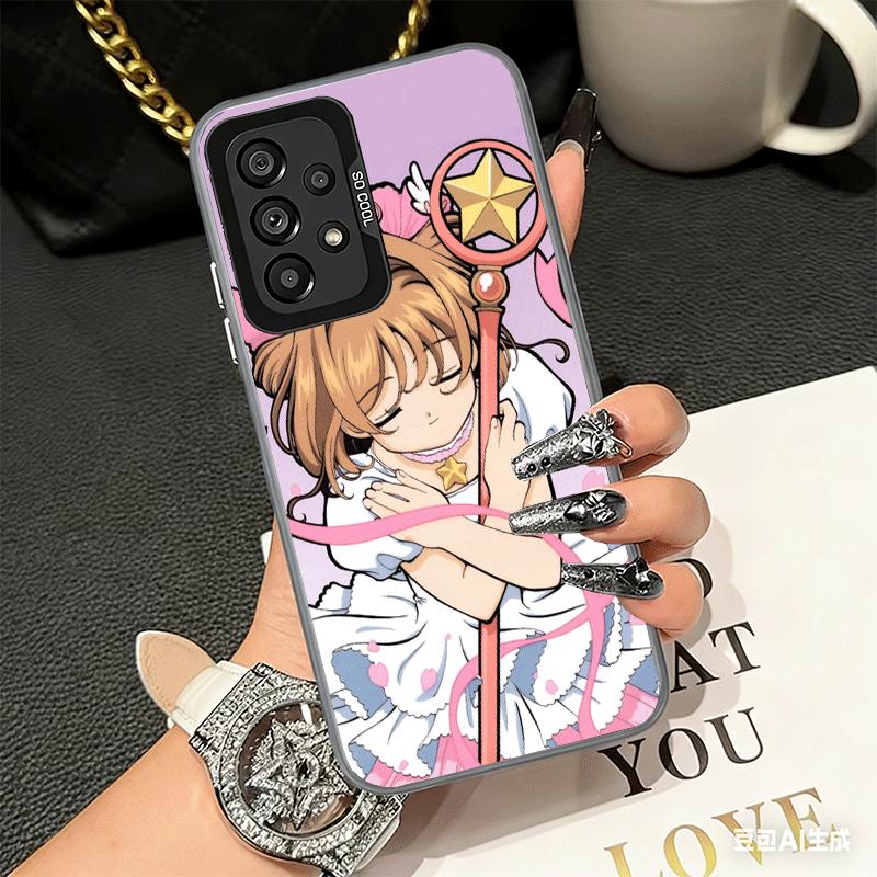CardCaptor Sakura Anime Soft Phone Case for Samsung A17 A16 A15 A14 A13 A57 A56 A55 A54 A53 A37 A36 A35 A34 A33 A26 A25 A24 A23