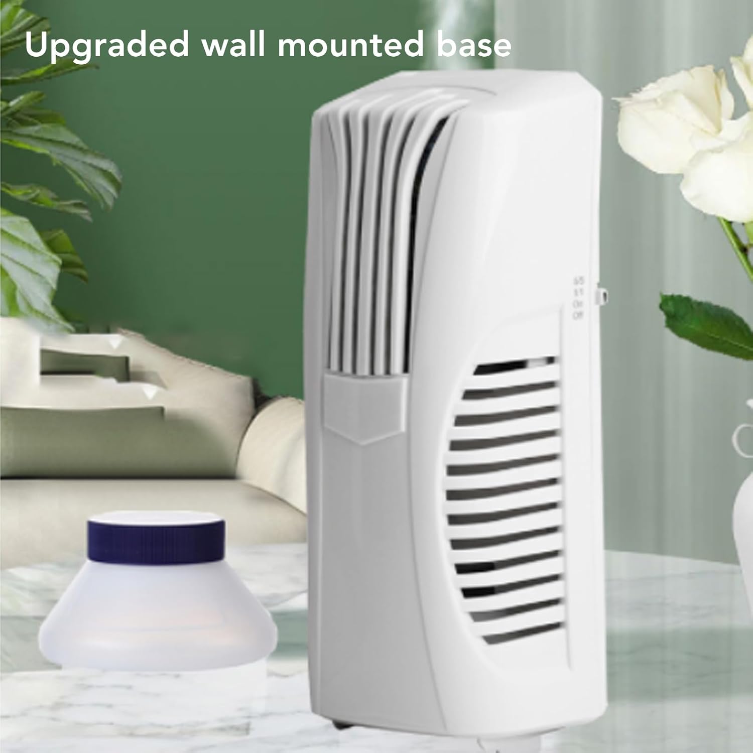 

Automatic Air Freshener Dispenser, Automatic Fragrance Dispenser with Timer, Stand/Wall Mounted Aromatherapy Machines Diffuser for Home, Indoor,