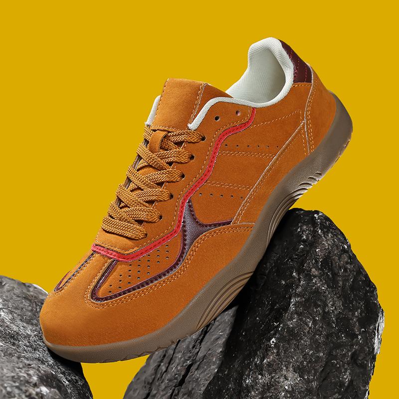 Flats Unisex Wider Shoes Breathable Cow Suede Leather Soft Zero Drop Sole Casual Sneake Men Barefoot Wide-toed Shoes Zapatillas