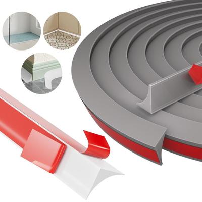 Yapıştır-Soy Çıkar Mastik Şeridi Esnek Duş Eşiği Duvar Köşesi Süpürgelik Dolap Pencere Kenarı