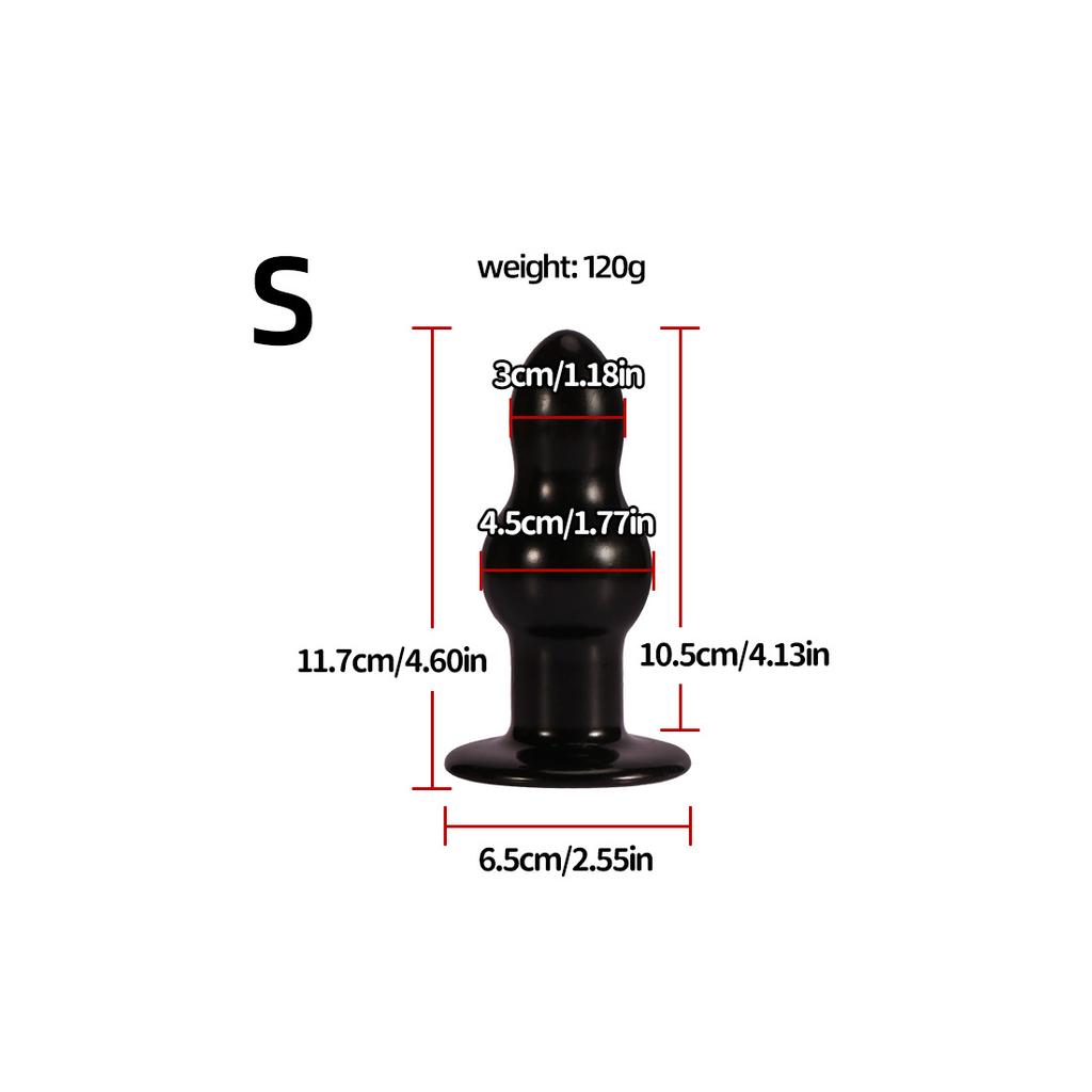Set de Bolas Anales y Tapón de Estiramiento para Hombres y Mujeres - Kit Entrenador Anal para Principiantes con Tamaños Graduales, Masajeador de Glúteos para Juego en Solitario o en Pareja