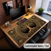 Tree of Life Theme Custom Mouse Pad Personalized With Name Text Customized Desk Mat For Office Home Decor