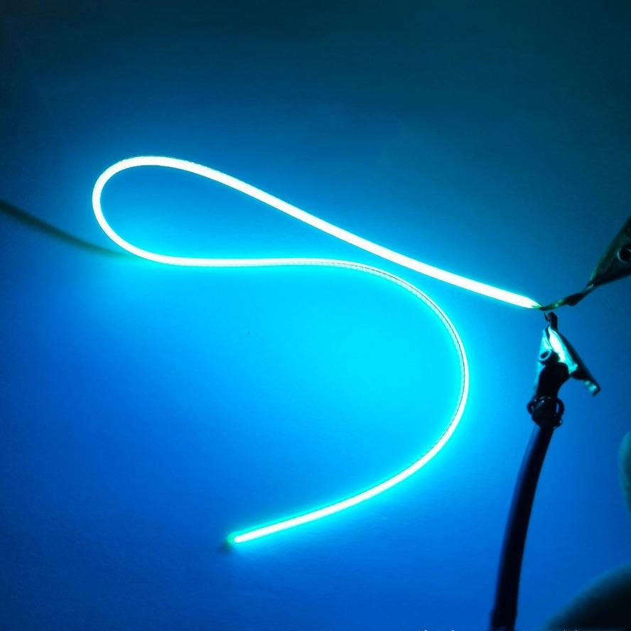 5PCS/Pack 3V LED Same End Filament Flexible Ultra Slim Spiral Bulb Retro Edison Bulb Lamp Parts Diode Lighting Strip Decoration
