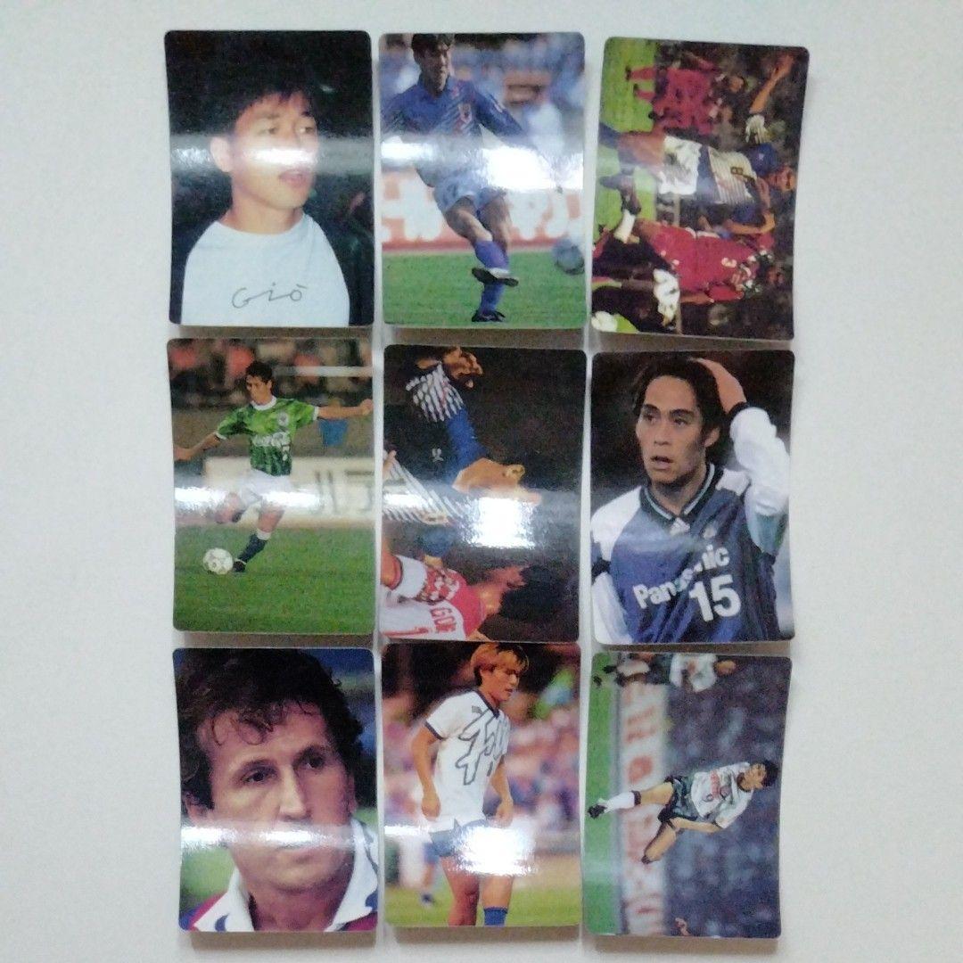 Used Soccer J League Card Japan National Team Tomoyoshi Miura Hajime Moriyasu Masahiro Fukuda Bismarck Zico
