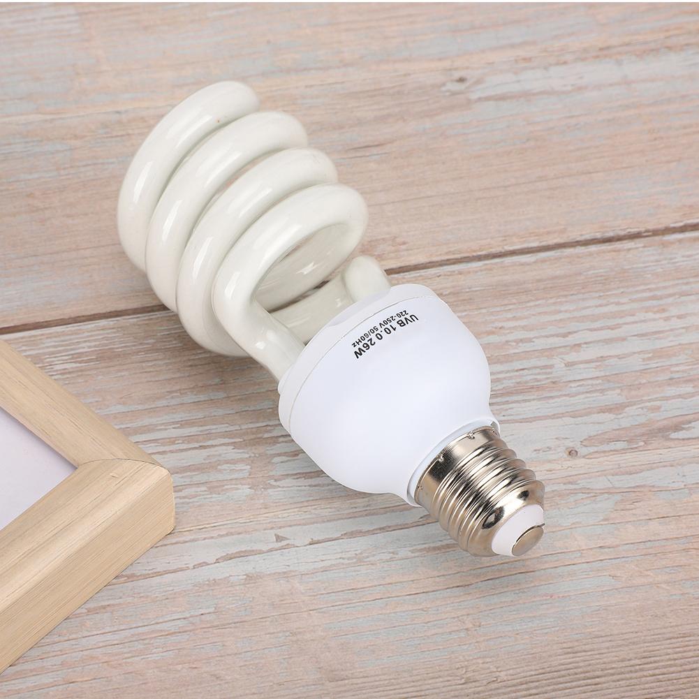 26W Energeticky úsporná žárovka Plaz UVb Ještěr Sukulentní rostliny Ultrafialová lampa slunečního světla10.0 (Vhodné pro pouštní typ)