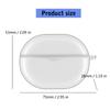 Clear Protective Carrying Case Shockproof for Air 4 Headphone Dustproof Housing Washable Scratchproof Sleeve