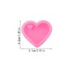 1/3/10/15Pcs Epoxy Resin Casting Molds Transparent Pen Bookmark Heart-Shaped Keychains Silicone Mold For Handmade Stationery
