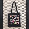 Tote Bag Cartoons Anime Bags Shopping Bag Canvas Shopper Bag Reusable Tote Bag Handbags Shoulder Bags Collapsiblet Custom Bag