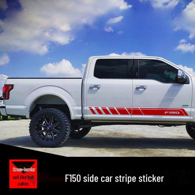 

Декали на кузов F150 по линии талии: Наклейки на двери автомобиля для защиты от царапин и для придания индивидуальности красный
