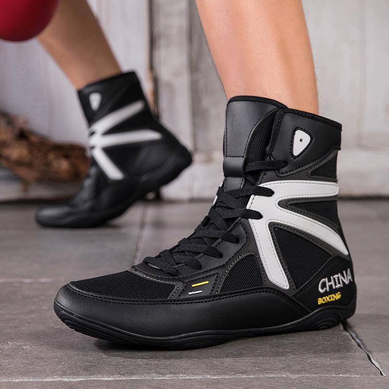 VS-10 Unisex Professional Boxing & Wrestling Shoes 43 чёрный