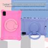Rotatable Leather-Texture Silicone Case for Teclast T40 5G Tablet, Anti-Drop Protection